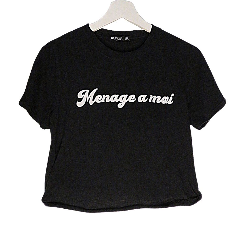 Nasty Gal Cropped Graphic Tee